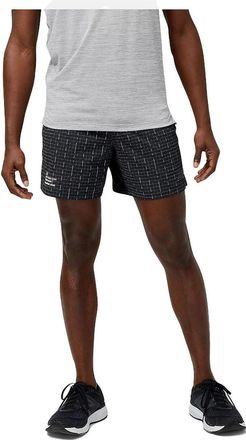New Balance Impact Run Luminous 6 Inch Shorts Asia Sizing Black MS31255-MBK