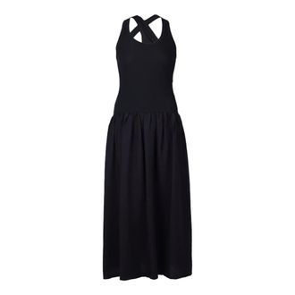 8pm Midi Dresses, female, Black, Size: XS Abito lungo Macao