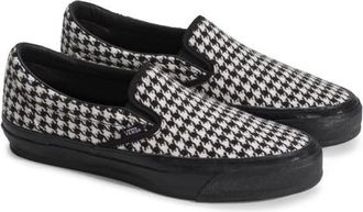 Vans LX Classic 98 Slip-On Sneaker in Houndstooth Black/white at Nordstrom, Size 10.5