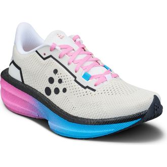 Craft Endurance 2 Running Shoe in Tofu/Contrast Pink at Nordstrom, Size 8.5