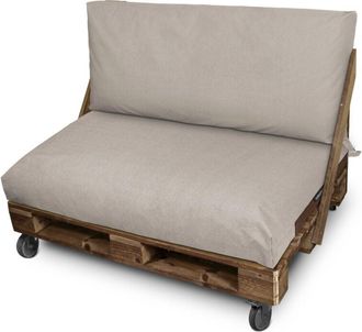 Happers Happers - Coj&iacute;n Para Palets Asiento Y/o Respaldo 120x60x20 Piedra Naylim Mate