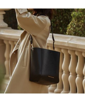 Victoria Hyde London Womens Romi Shoulder Bag Black Leather - One Size