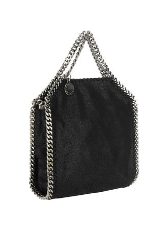 Stella McCartney Tiny Shaggy Top Handle Bag - Black