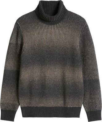 Marc O'Polo Gebreide Pullovers Lange Mouwen - Heren - Coltruien - Bruin - S - Katoen - Truien & Vesten