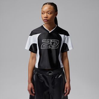 Nike Jordan Womens Jordan Flight Jersey in Black | IF1157-010