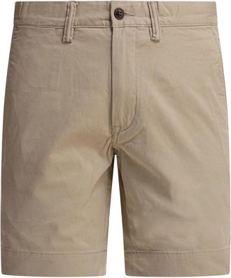 Polo Ralph Lauren Straight Fit Stretch Chino Shorts - Heren - Korte Broeken - Beige - W31 - Katoen - Korte Broeken