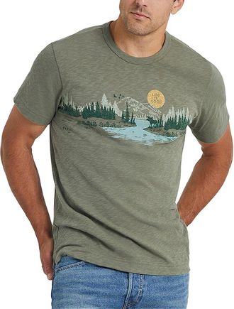Life is good Slub Slim Fit T-Shirt