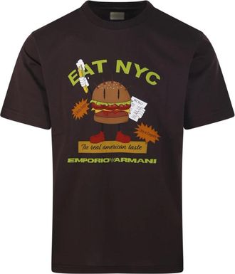 Emporio Armani Brown T-Shirt with Style M6185