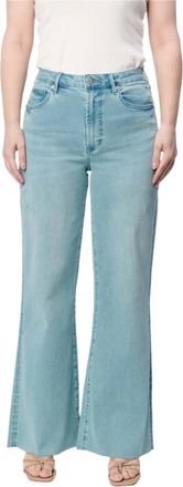 Dear John Denim Fiona Wide Leg Jean In Blue Mint
