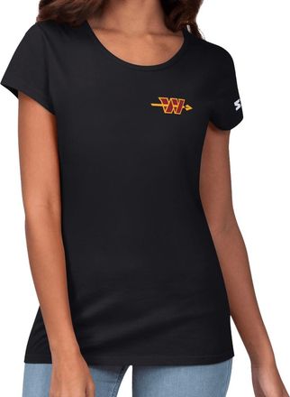 Starter Womens Starter Black Washington Commanders Endzone T-Shirt at Nordstrom, Size Xx-Large