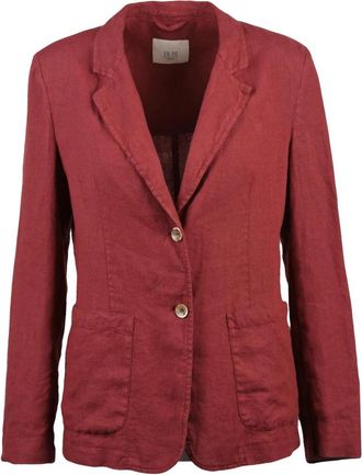 Seventy Blazer morbido - Dames - Blazers - Rood - XL - Leer - Jassen