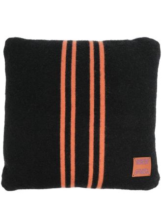 Marcelo Burlon Rural Cross motif pillow - unisex - Cotton/Polyester/Wool - OS - Orange