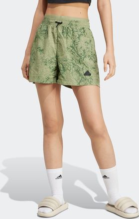 adidas Shorts ADIDAS SPORTSWEAR W CE SHORT, Damen, Gr. XS, N-Gr, gr&uuml;n (tent gr&uuml;n), Obermaterial: 100% Polyamid, Hosen Shorts