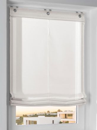 Heine Raffrollo mit Ösen