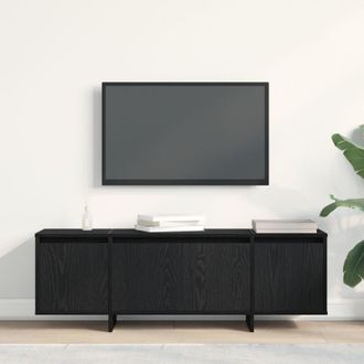 vidaXL Vidaxl - Mobile tv Nero 120 x 30 x 40.5 cm Legno multistrato