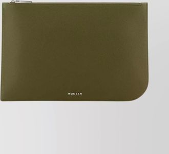 Alexander McQueen leather clutch bag