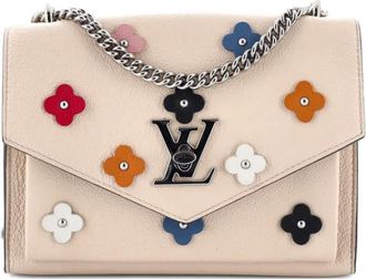 Louis Vuitton Mylockme Handbag Flower Embellished Leather BB crossbody bag - Veelkleurig