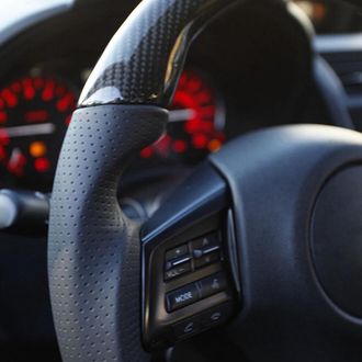 OEM Adecuado Para Volantes De Fibra De Carbono Y Cuero Con Costuras Rojas, Compatible Con Wrx/sti 2015-2020