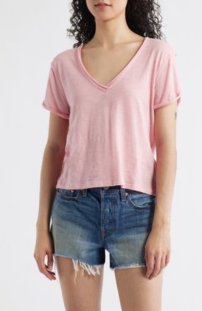 Free People Take Two T-Shirt in Rose Oil at Nordstrom, Size X-Large