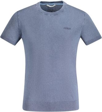 Guess Blu Katoenen Heren T-Shirt