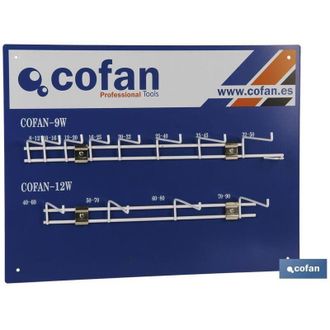 cofan Expositor Abrazaderas Vacio