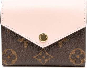 Louis Vuitton Brown Rose Ballerine Pvc Leather Wallet (Tri-Fold) (Pre-Owned)