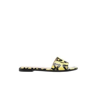Scarosso Sliders, female, Yellow, Size: 8 1/2 US Federica Sliders