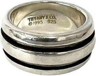 Tiffany & Co. Silver Silver 925 Band Ring (Pre-Owned)