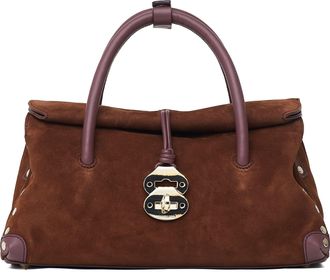 Zanellato Structured Roll-Top Magnetic Closure Small Handbag