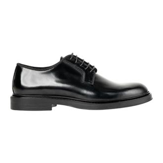 Exton Derby Abrasivato - Heren - Schoenen - Zwart - Maat: 45 EU Leer