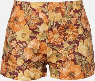 Faithfull The Brand Lila floral linen shorts