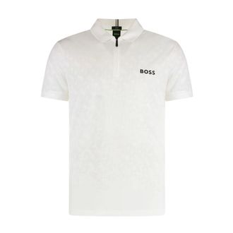 HUGO BOSS Tops, Heren, Wit, 2Xl, Polo Shirts