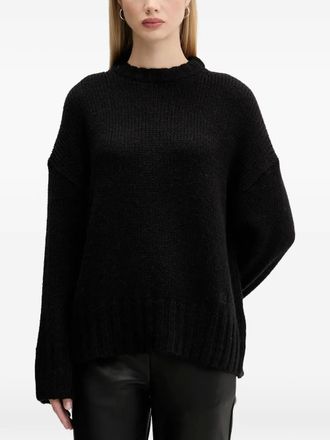 HUGO BOSS Sweater met ronde hals - Zwart
