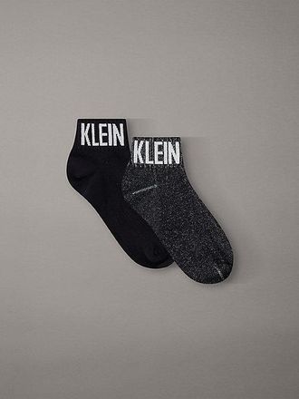 Calvin Klein 2 Pack Soft Cotton Stretch Ankle Socks