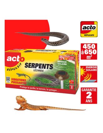 Retro R&eacute;pulsif Vibration Serpents Et L&eacute;zards - Acto