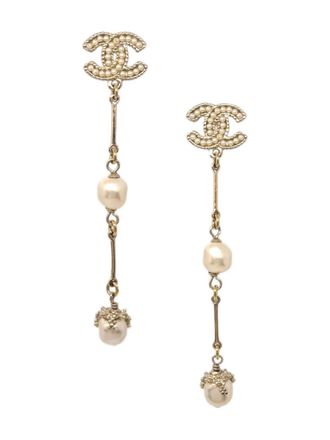 Chanel 2012 CC Dangle earrings - Gold