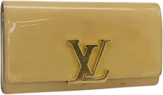 Louis Vuitton Pre-owned Wallets, female, Beige, Size: ONE SIZE Pre-owned Vintage Long Wallet