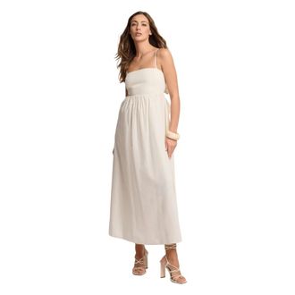 Kocca Midi Dresses, female, White, Size: XL Abito con fiocco sul retro