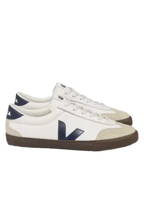 Veja Volley Leren Trainer Wit/Nautico/Bark