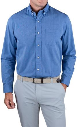 Tailor Vintage End to End Long Sleeve Button-Up Shirt in Dutch Blue at Nordstrom Rack, Size Xx-Large