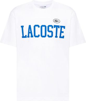 Lacoste logo-print cotton T-shirt - men - Cotton - 8 - White