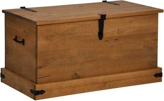 vidaXL Cassapanca halden 91x48x47 cm in Legno Massello di Pino - Vidaxl
