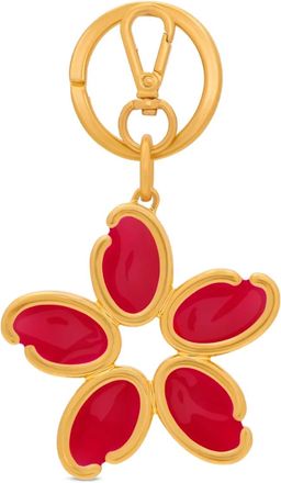 Oscar De La Renta O Flower sleutelhanger met bedel - Goud