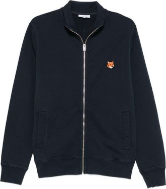 Maison Kitsuné Fox Head Cotton Zipped Sweatshirt