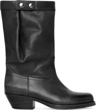 Isabel Marant Black Ademe Leather Boots