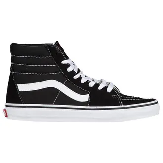 Vans Mens Sk8 Hi - Shoes True White/Black Size 10.0