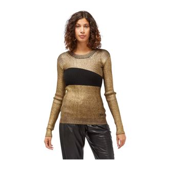 Custo Barcelona Dames, Truien, Geel, Maat: 2XL Wol