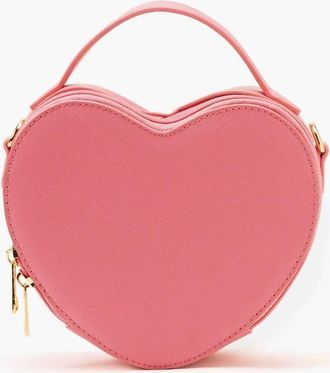 Like Dreams Womens Love Heart Crossbody Bag In Pink