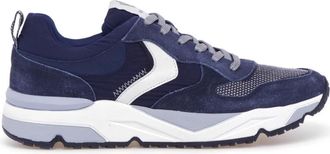 Voile Blanche Jhimmy 2 Sneaker - Heren - Sneakers - Blauw - 45 EU - Leer - Schoenen