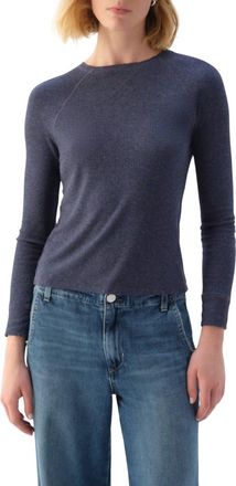 Amo Lovely Rib Tee In Neptune